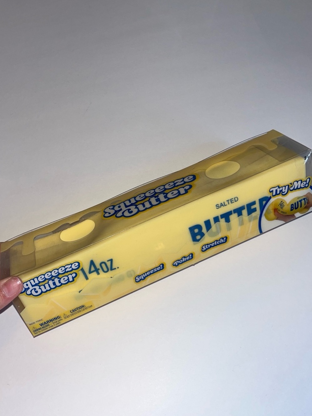 Squeeze Butter 4oz Salted Yellow Stress Toy by Squeeeze Butter